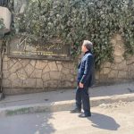 عراقچی در کنار محل انفجار وزارت خارجه / عکس