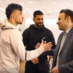 برگزاری مراسم معارفه محسن خلیلی در جمع کادرفنی و بازیکنان پرسپولیس