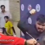 ویدیو| جسارت به یک خانم عامل اصلی درگیری بود/ بله غیرت هوادار ما به جوش آمد!